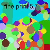 fine print 5.7